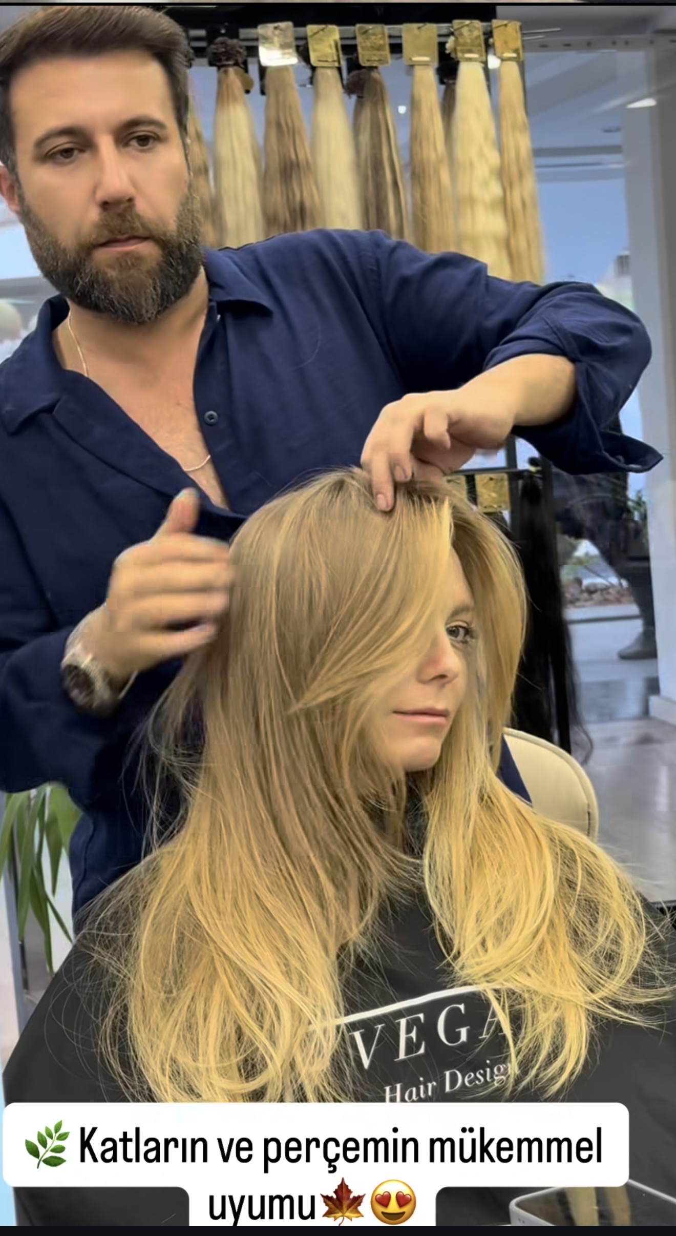 Bodrum kuaför - Bodrum en iyi kuaför - Profesyonel saç tasarımı örneği - Bodrum Hair Studio